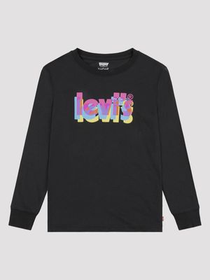 L/S Double Vision Poster Logo Tee