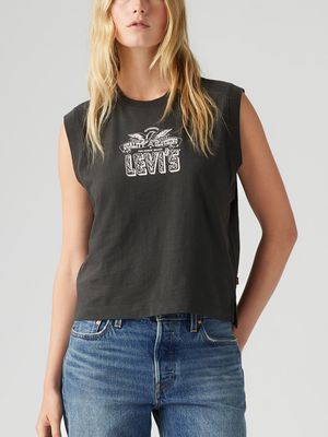 Graphic Boxy Tank